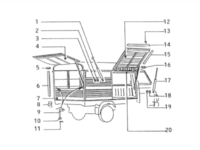 Closed box body